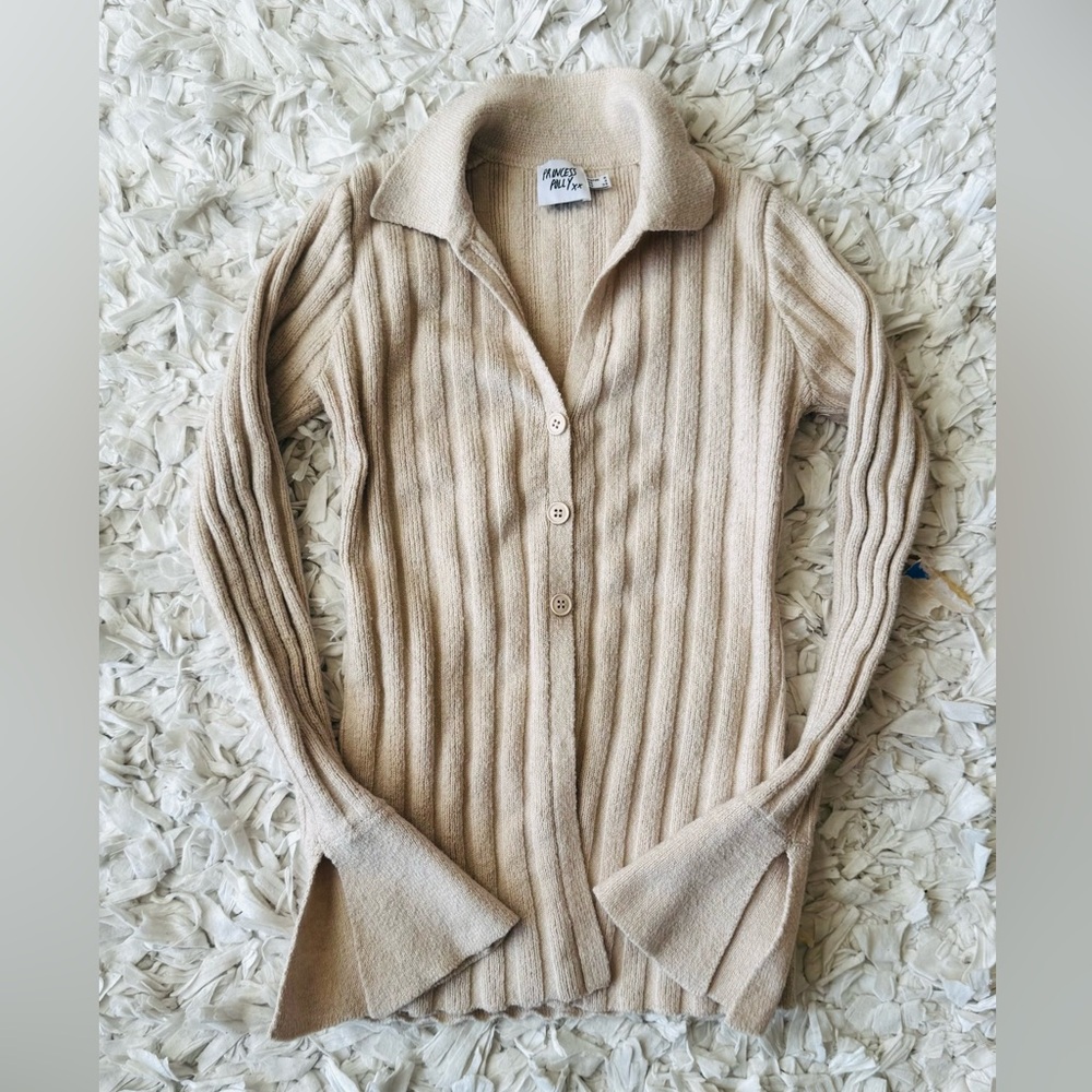 Princess Polly Anneke Collared Cardigan Sweater - Picture 5 of 11